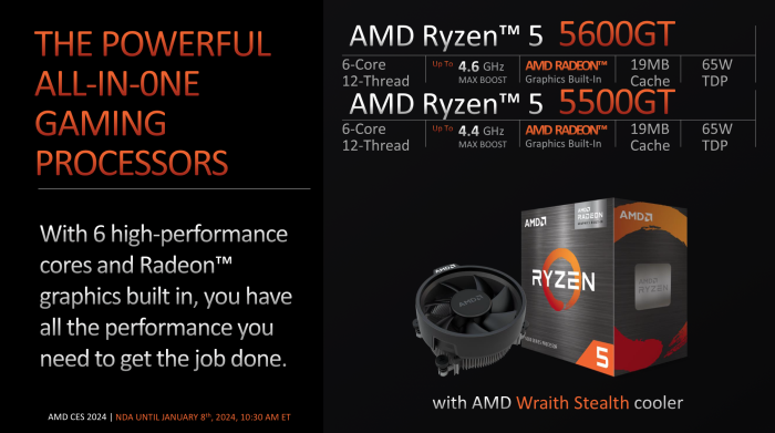 AMD Ryzen 5 5600GT (Quelle: AMD)